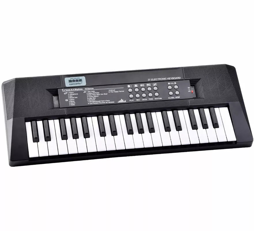Translation missing: pt-PT.Teclado Electrónico 37 Teclas negro con Micrófono