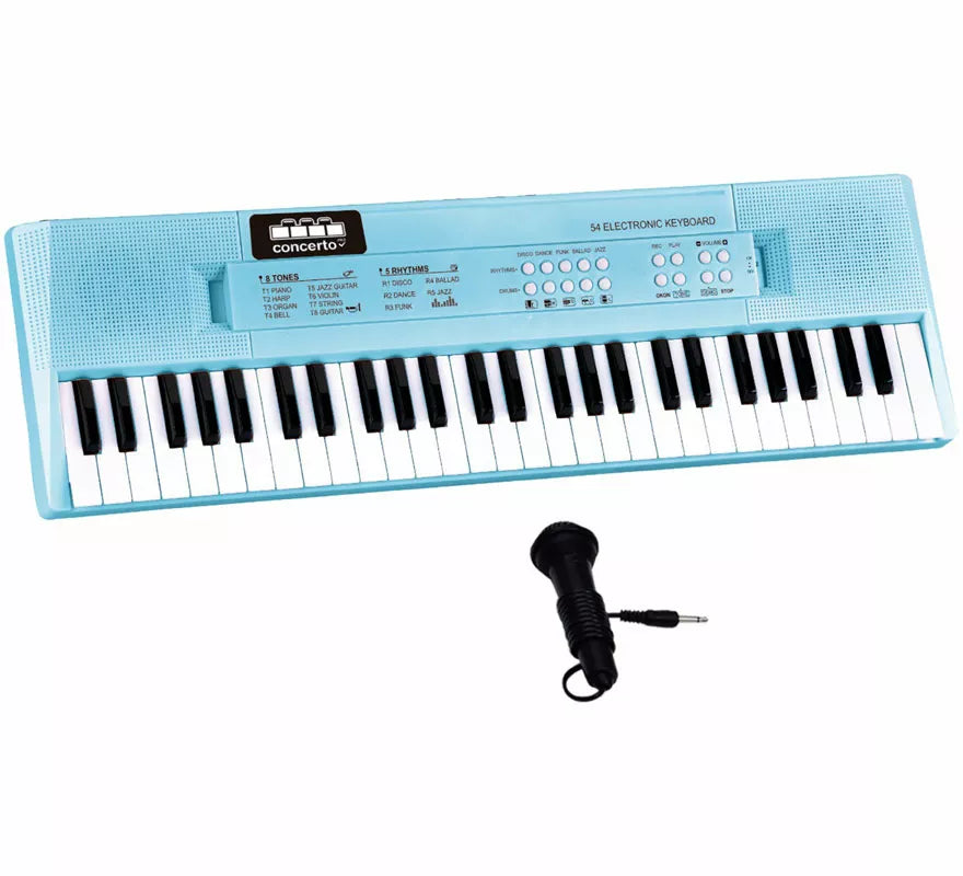 Translation missing: pt-PT.Teclado Electrónico azul de 54 Teclas
