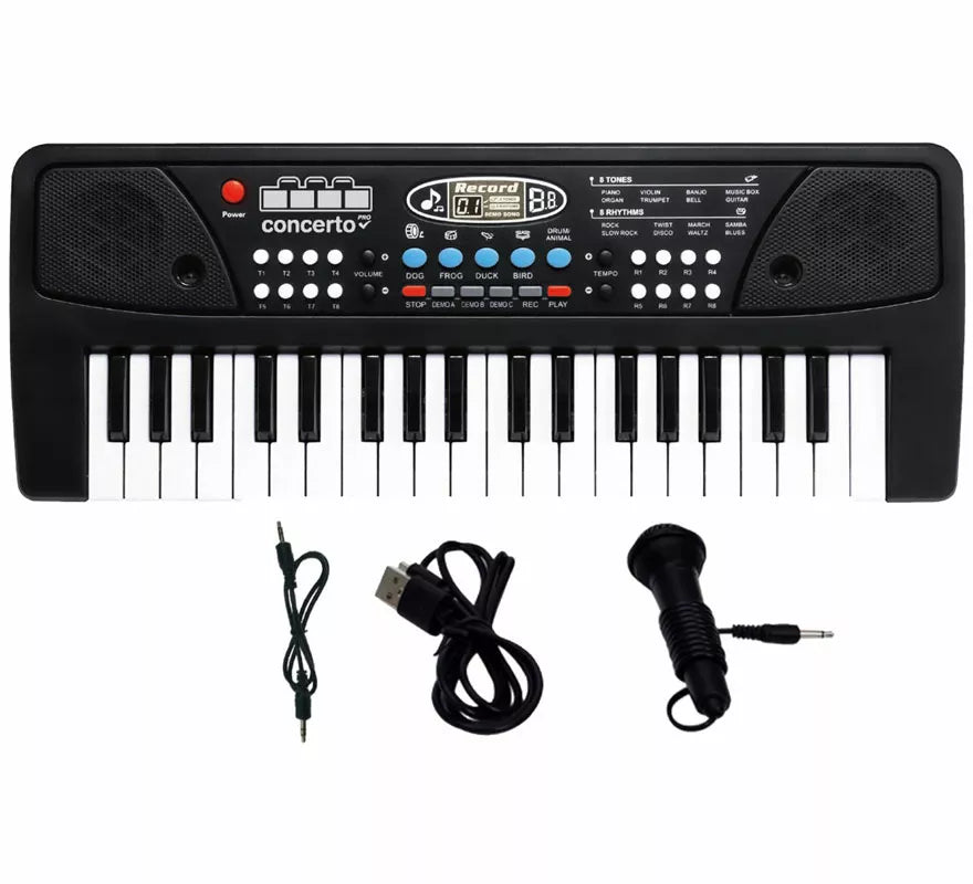 Translation missing: pt-PT.Teclado Electrónico de 37 Teclas con Micrófono USB