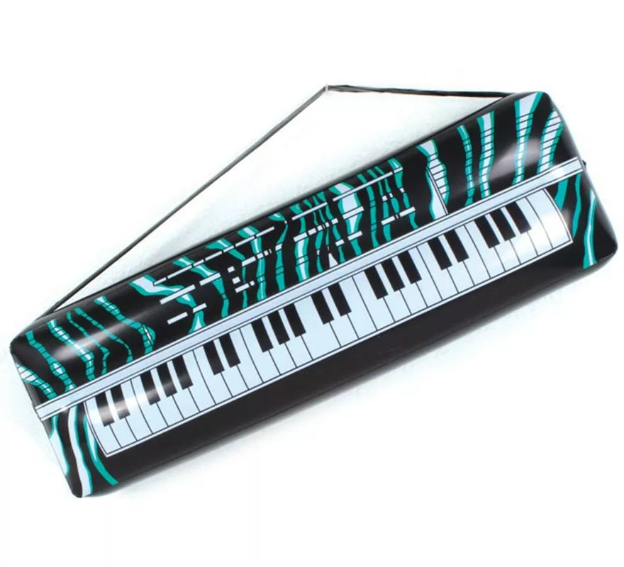 Translation missing: pt-PT.Teclado Hinchable negro y azul de 70 cm