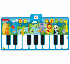 Tapete de atividades interativo Fisher-Price com teclado musical azul