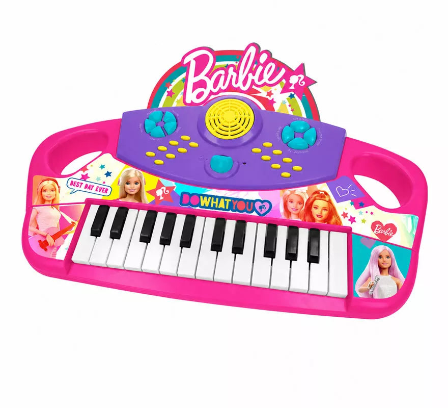 Translation missing: pt-PT.Teclado Musical Electrónico Barbie de 24 Teclas
