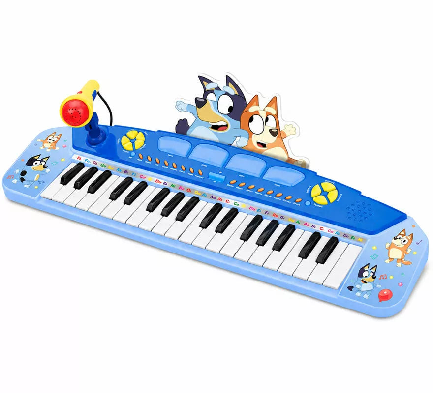 Translation missing: pt-PT.Teclado Musical Electrónico de 37 Teclas con Micrófono Bluey
