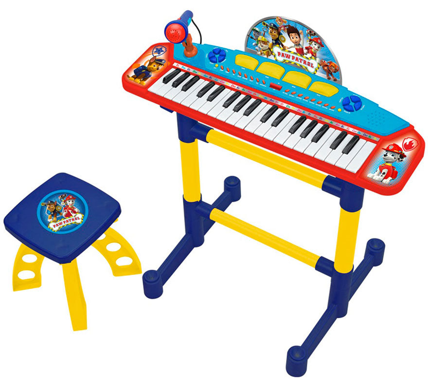 Translation missing: pt-PT.Teclado Musical Paw Patrol con Pie y Banqueta