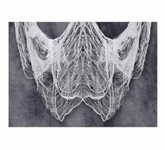 Tecido Decorativo Branco 200X500 cm