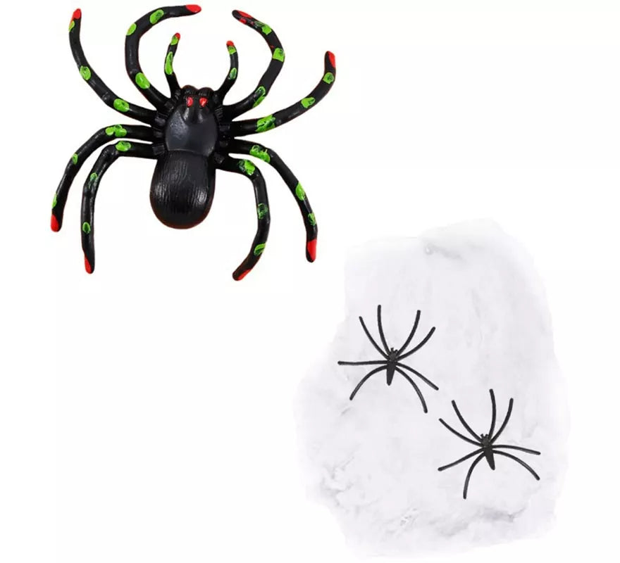 Translation missing: pt-PT.Telaraña Blanca con Arañas