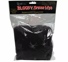 Teia de aranha com 2 aranhas em várias cores