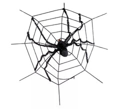 Teia de aranha com aranha gigante 180X180 cm