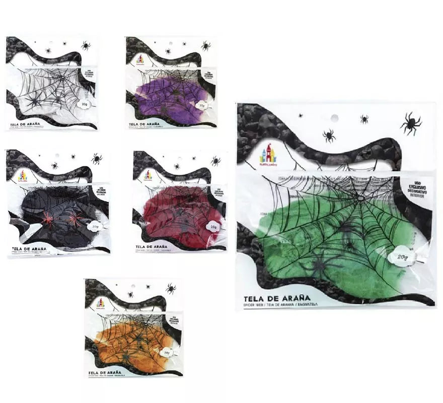 Translation missing: pt-PT.Telaraña con arañas de 20 g en varios colores