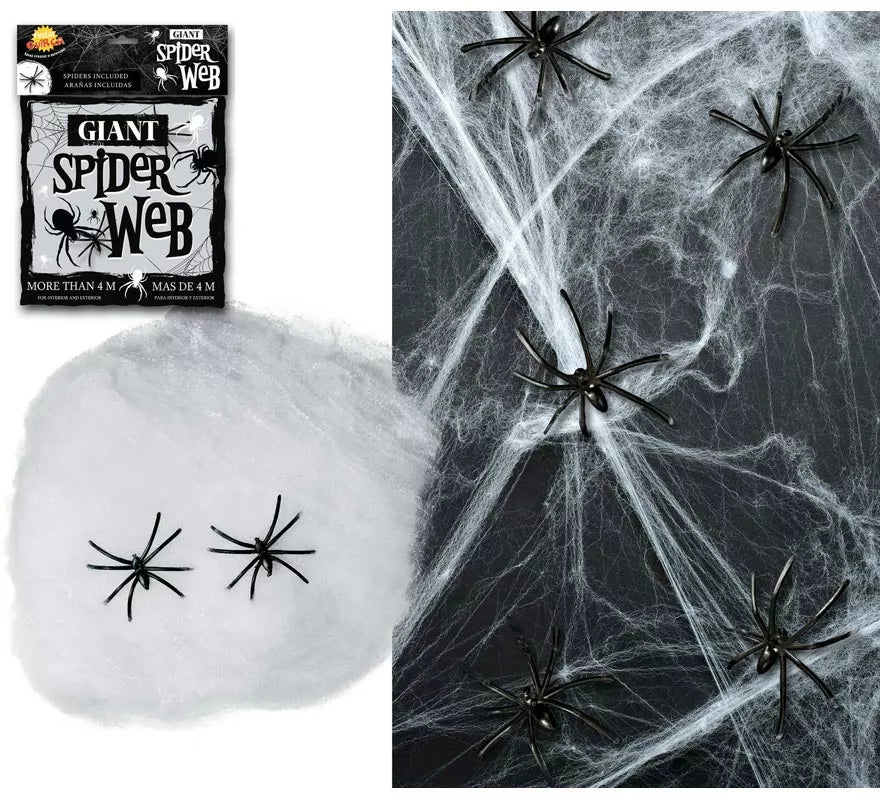 Translation missing: pt-PT.Telaraña de 10 gr. con araña para Halloween