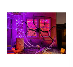 Teia de aranha de 200 cm com aranha de 150 cm