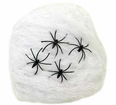 60 gramas de teia de aranha com aranhas