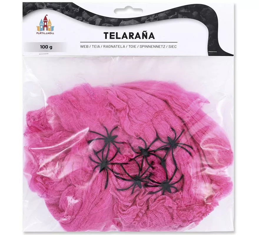 Translation missing: pt-PT.Telaraña fucsia de 100 gr