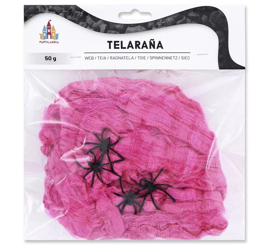 Translation missing: pt-PT.Telaraña fucsia de 50 gr