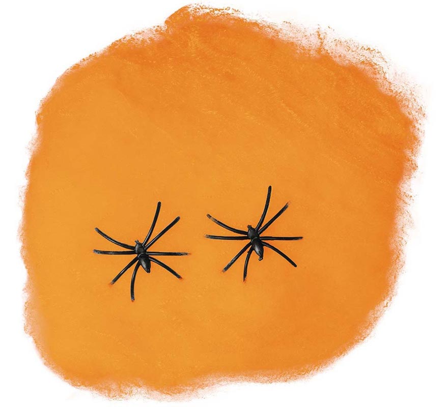 Translation missing: pt-PT.Telaraña naranja 60 gr. para decoración Halloween
