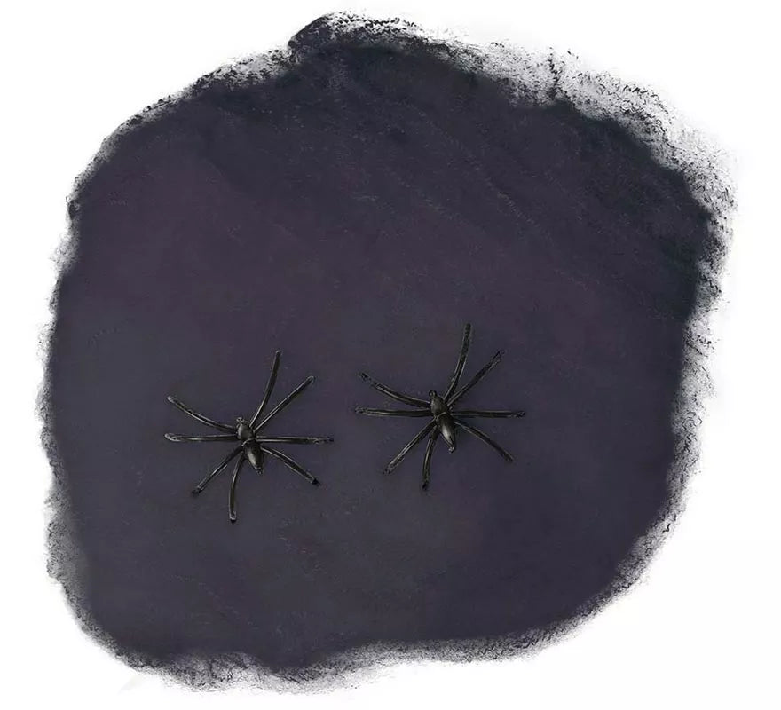 Translation missing: pt-PT.Telaraña negra de 60 gr. para decoración Halloween