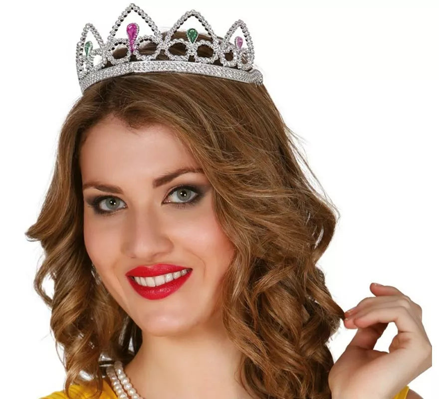 Translation missing: pt-PT.Tiara o Diadema de color plata