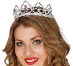 Tiara ou tiara de prata