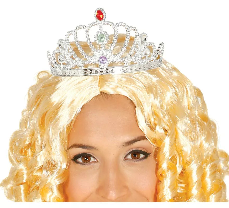 Translation missing: pt-PT.Tiara o Diadema de Princesa de color plata