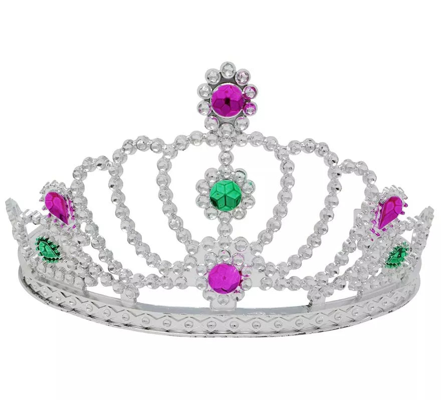 Translation missing: pt-PT.Tiara o Diadema de Princesa de color plata