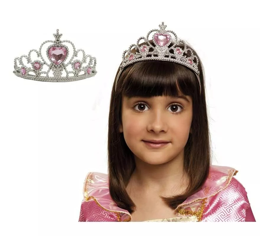 Translation missing: pt-PT.Tiara o Diadema plata para Princesas