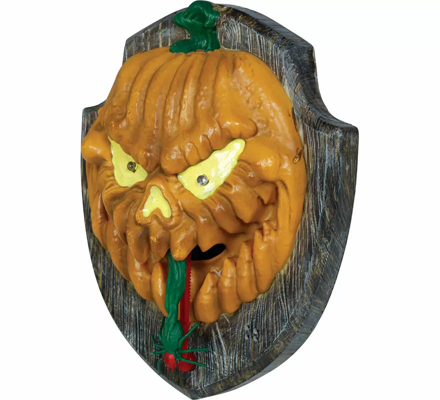 Timbre Calabaza con Luz, Sonido y Movimiento de 19x15 cm