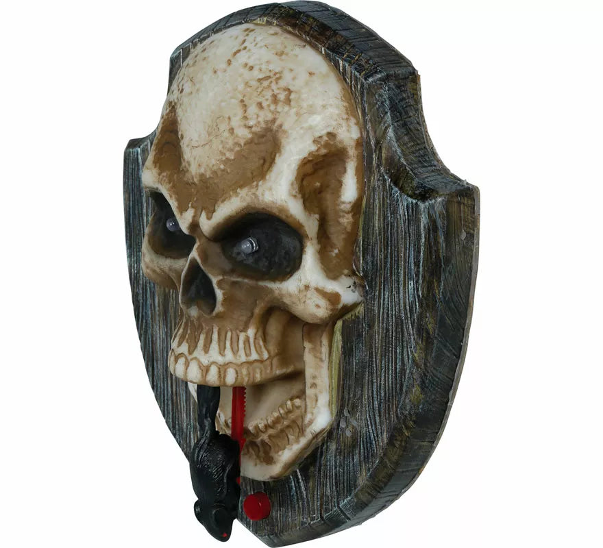 Translation missing: pt-PT.Timbre Calavera con Luz, Sonido y Movimiento de 19x15 cm