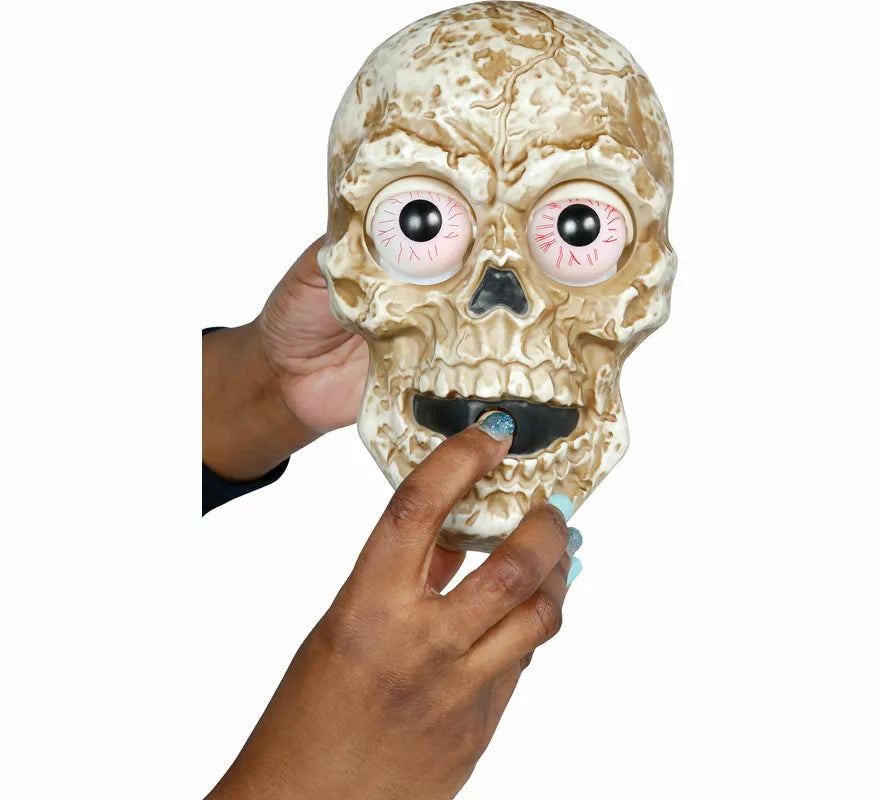 Translation missing: pt-PT.Timbre Calavera con Luz, Sonido y Movimiento de 20x12 cm