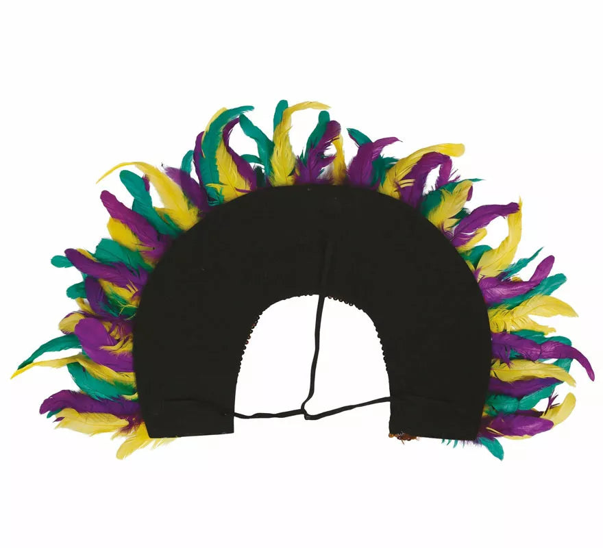 Translation missing: pt-PT.Tocado con Plumas Multicolor
