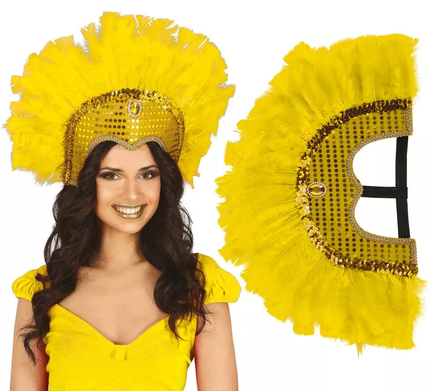 Translation missing: pt-PT.Tocado de Plumas en varios colores