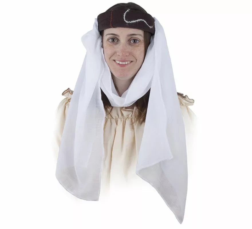 Translation missing: pt-PT.Tocado Medieval con Bordado en varios colores