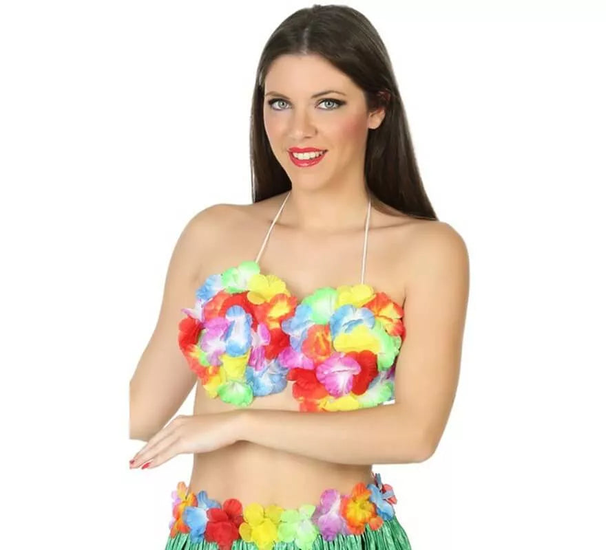 Translation missing: pt-PT.Top de Flores Hawaiano Multicolor