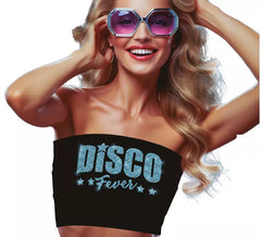 Top disco feminino preto