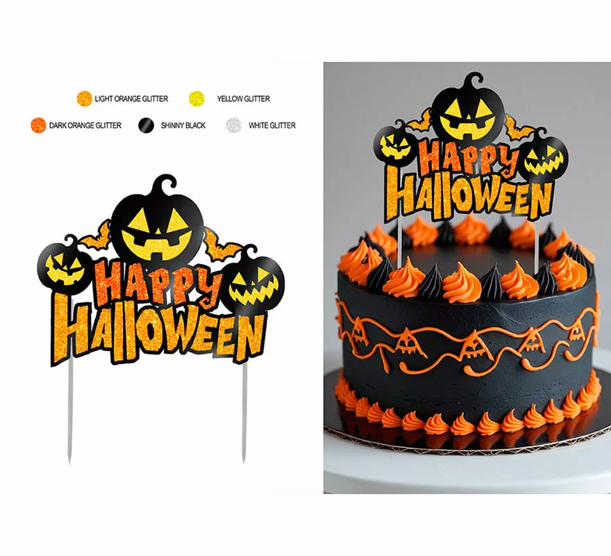 Translation missing: pt-PT.Topper de Calabazas para tarta de 16x24 cm