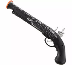 Pistola pirata, 28x8 cm, feita de plástico