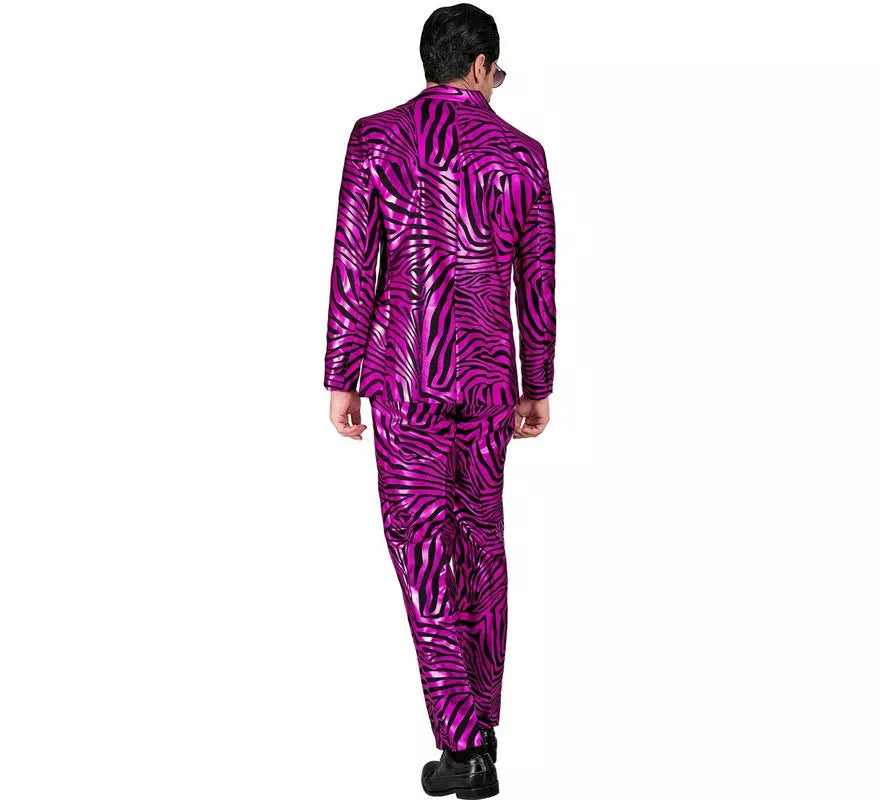 Translation missing: pt-PT.Traje Divertido de Fiesta animal print púrpura para hombre