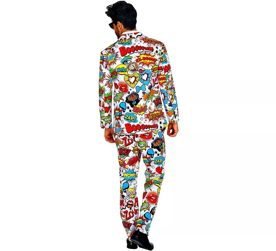 Translation missing: pt-PT.Traje Divertido de los años 60 Arte Pop para hombre