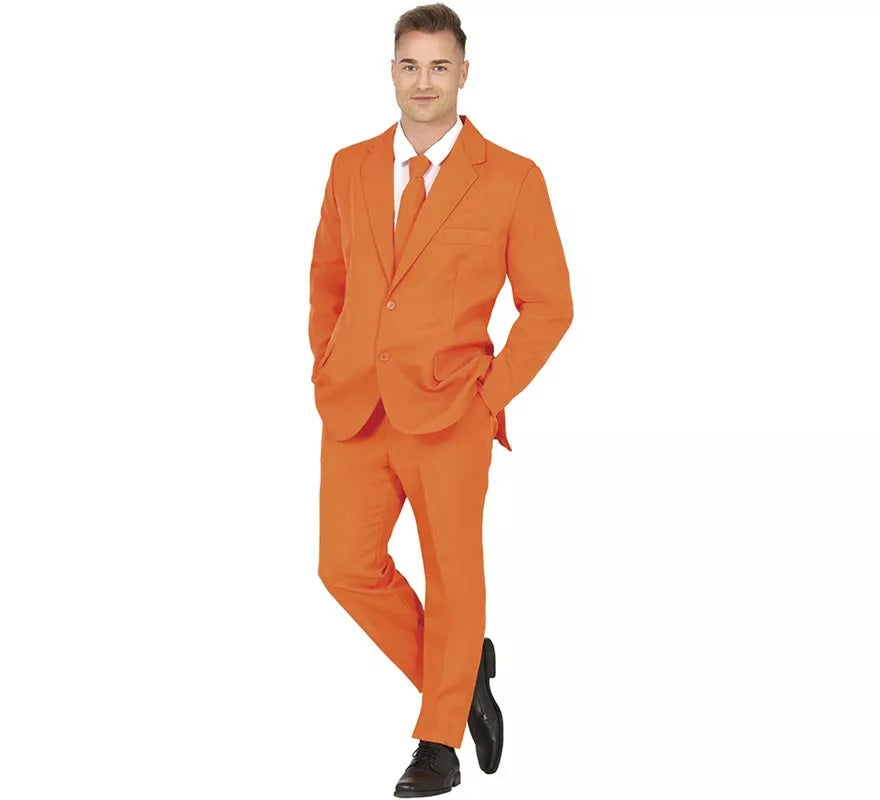 Translation missing: pt-PT.Traje Divertido naranja elegante para hombre