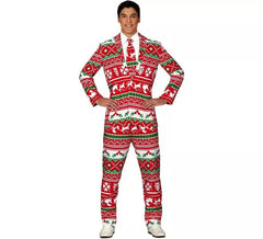 Fato de Natal vermelho para homem