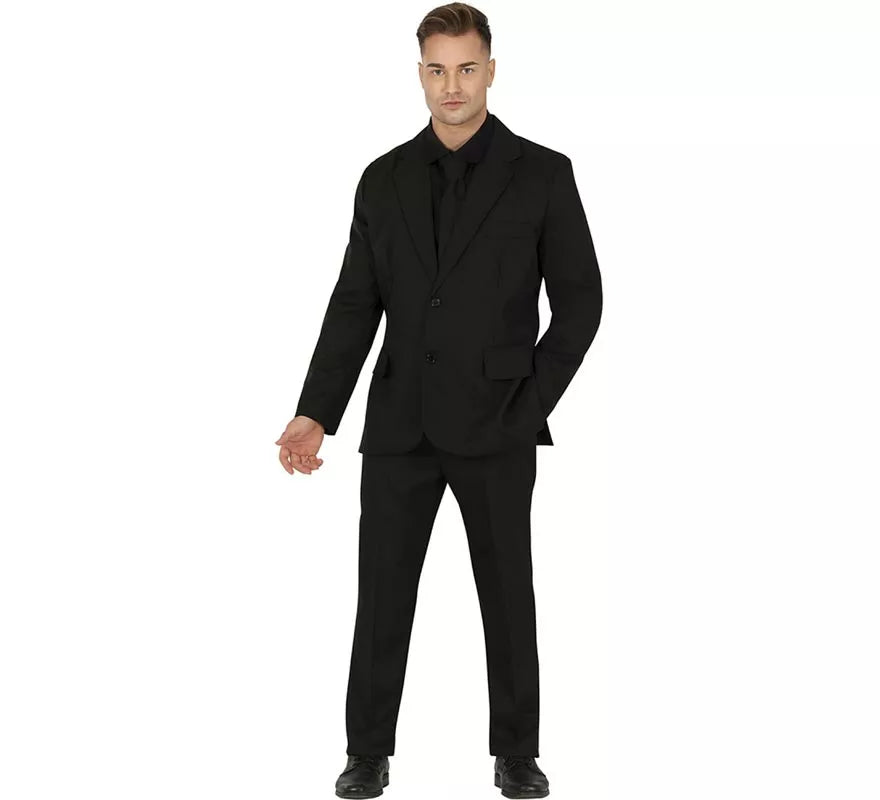 Translation missing: pt-PT.Traje Divertido negro mate para hombre