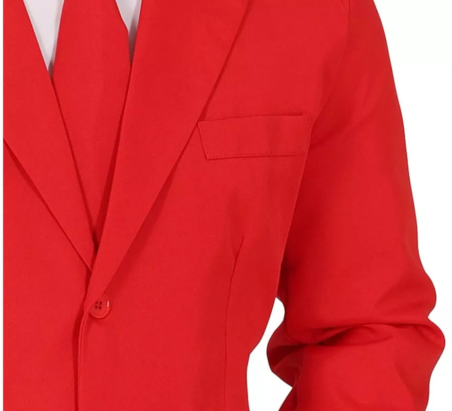 Translation missing: pt-PT.Traje Divertido rojo vibrante para hombre
