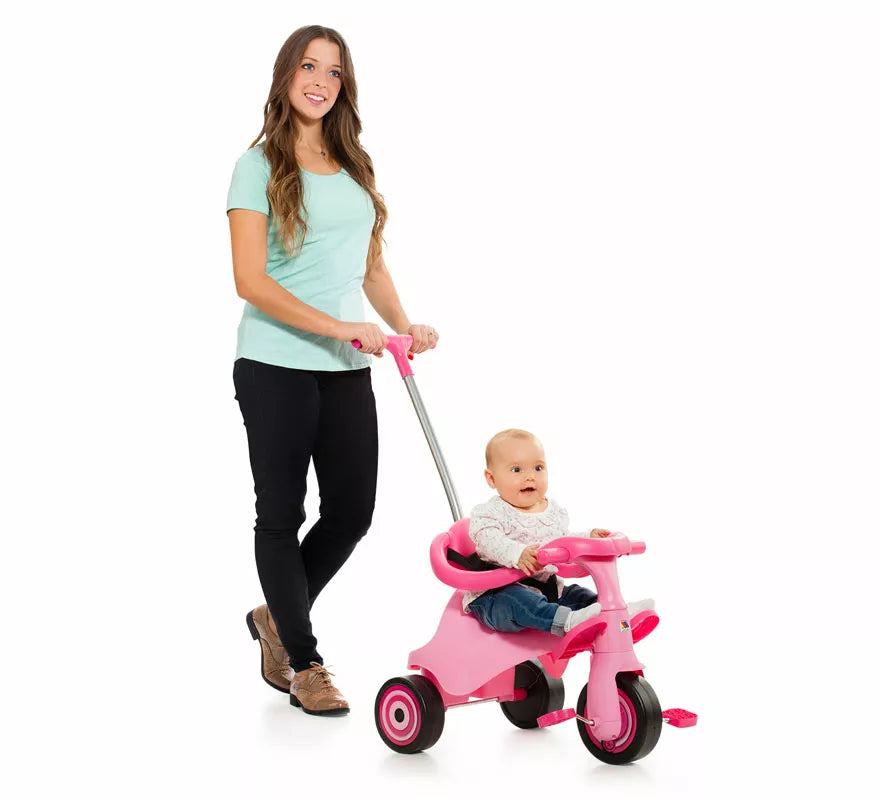 Translation missing: pt-PT.Triciclo infantil rosa con Bandeja y Palo