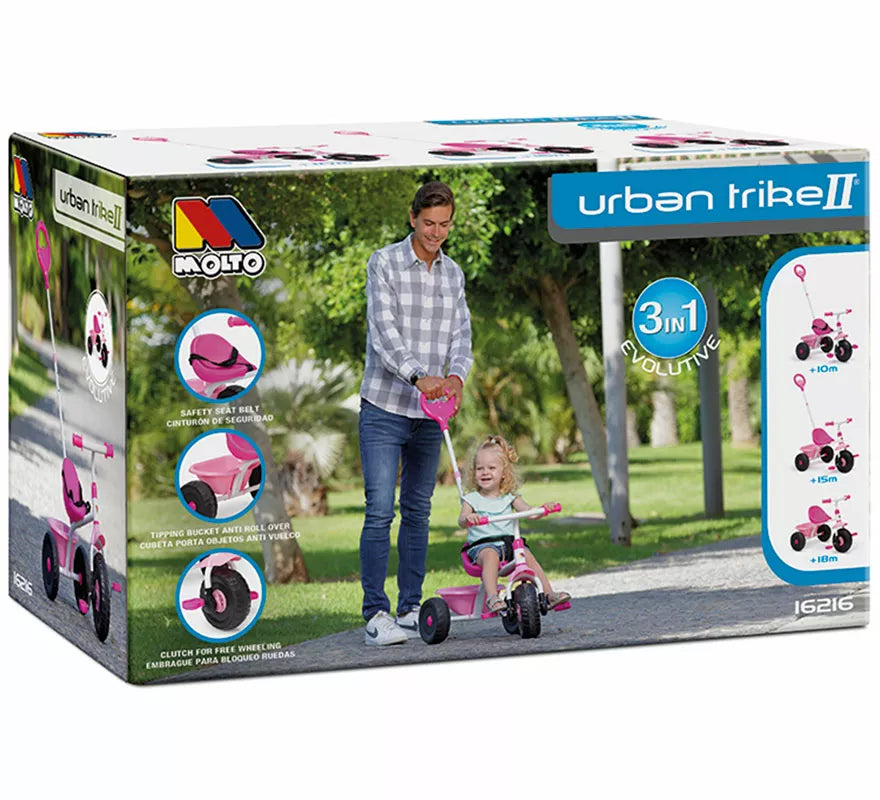 Translation missing: pt-PT.Triciclo Urban Trike Baby rosa