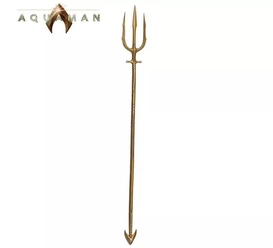 Translation missing: pt-PT.Tridente de Aquaman Dorado desmontable de 120 cm