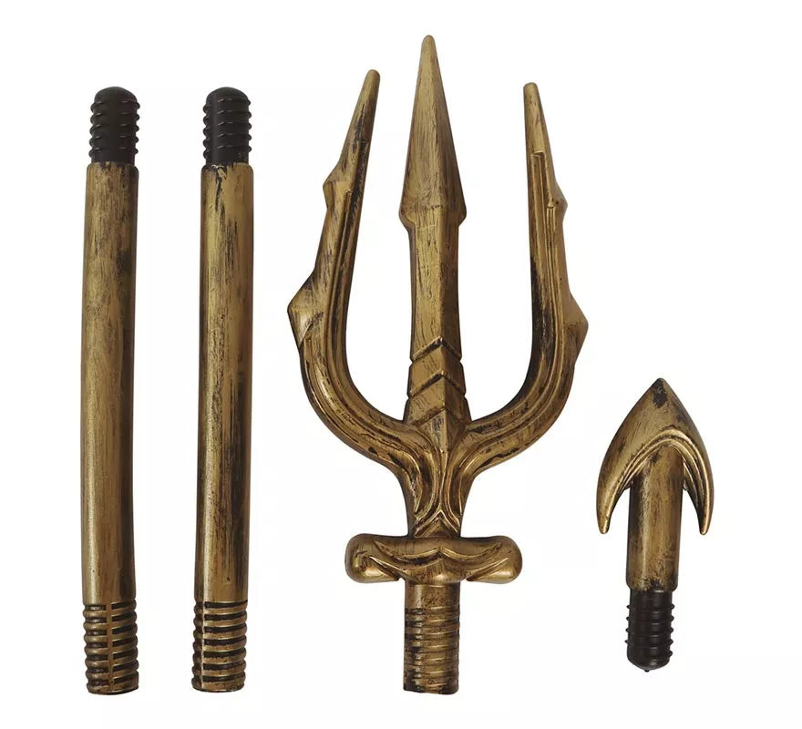 Translation missing: pt-PT.Tridente de Neptuno Color Oro de 94 cm