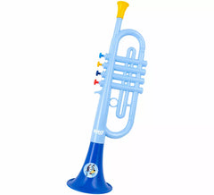 Trompete grande Bluey de 4 notas com estojo
