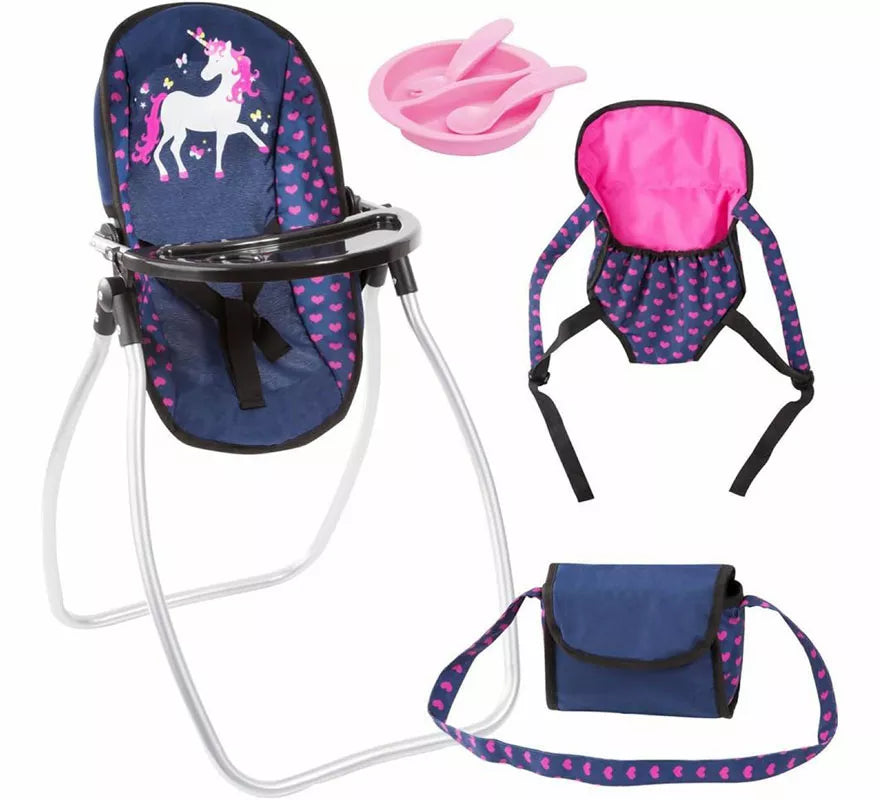 Translation missing: pt-PT.Trona y Accesorios para Muñecas de Unicornio