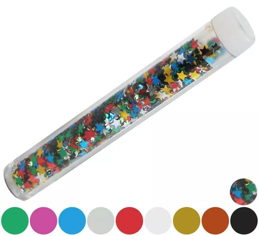 Translation missing: pt-PT.Tubo de Confeti de Estrellas en varios colores