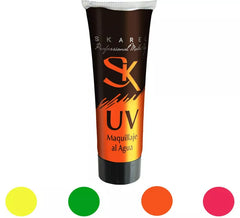 Tubo de maquiagem de água de 30 ml em várias cores UV.