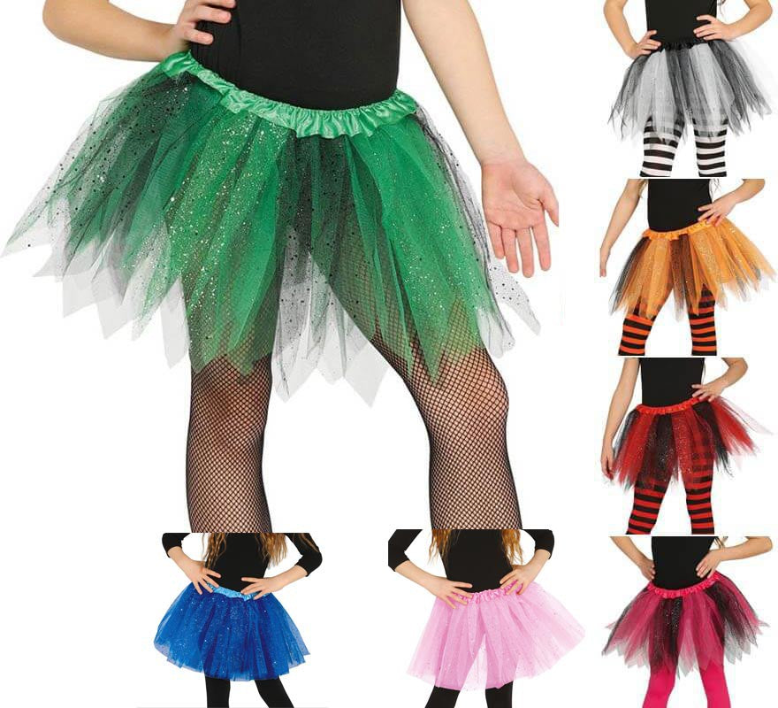 Translation missing: pt-PT.Tutú con Brillantes en varios colores para niñas